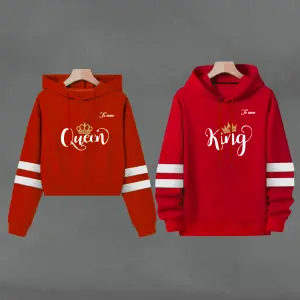 Buso Buzo, Hoodie KING$QUEEN ROJO