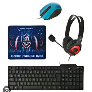 Combo Teclado x4 accesorios K-10