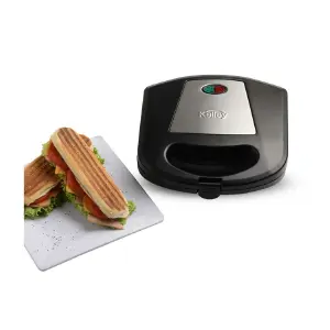Sanduchera Kalley Panini Negra Nueva