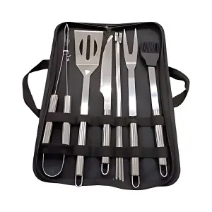 Set Barbacoa Asado BBQ Accesorios 9 Ut