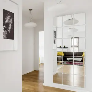 Espejos decorativos cuadrados x12