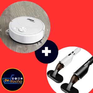 combo aspiradora mano+aspiradora robot