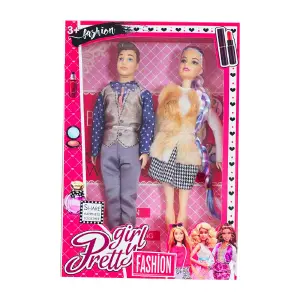 Muñeca Muñeco Vestidos Elegantes Pareja