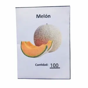 100 Semillas De Fruta Melón Para Maceta
