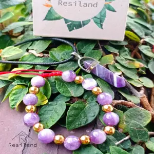 Kit Colgante y Pulsera Amatista