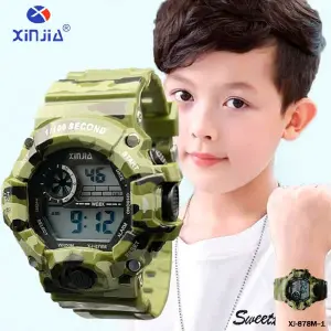 RELOJ XINJIA VERDE CAMUFLADO XJ-878M-1