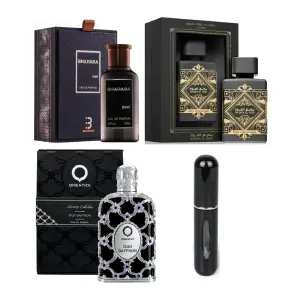 COMBO 3 PERFUMES ESTUCHES + PERFUMERO