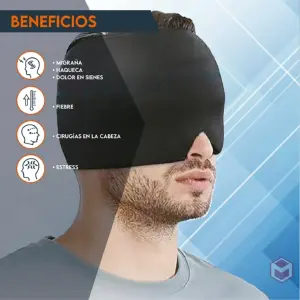 MASCARA GEL FRIO CALOR ANTI MIGRAÑA 360