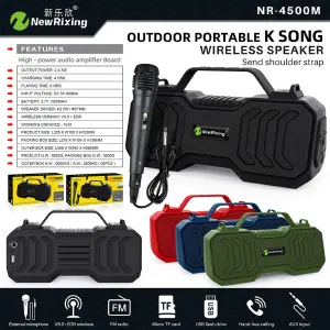 Bocina Parlante Mi Portable Nr-4500m