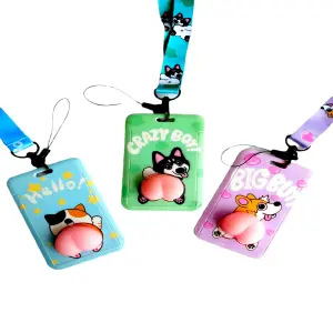 PORTACARNET SQUISHY FIGURA DE PERRO Y G