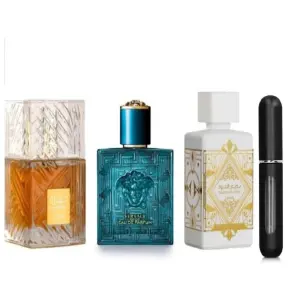 Kit (Khamrah+Eros+Lattafa+perfumero
