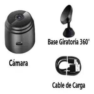 Cámara Espía A9 Hd Visión Nocturna Y Det