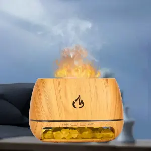 HUMIDIFICADOR CHIMENEA MADERA