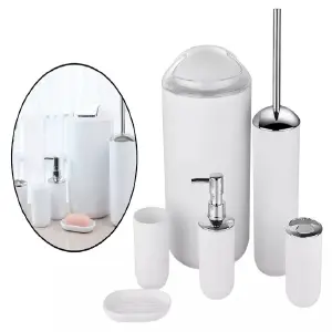 Set X6 Utensilios Y Accesorios Para Baño