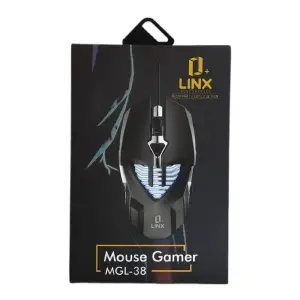 MOUSE GAMER RGB LINX 3D DPI 3200DPI NEGR