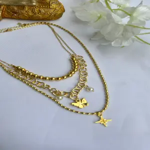 collar en rodio de dama