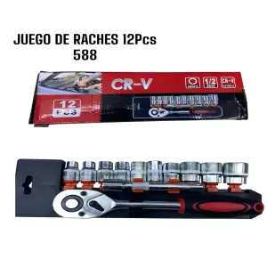 JUEGO DE RACHES X 12 PIEZAS