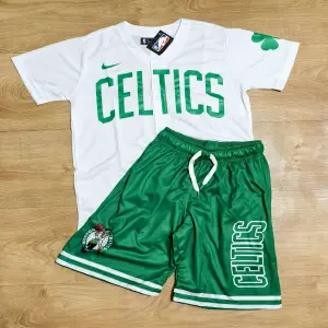 Conjunto celtics blanco verde
