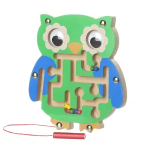 Juego Laberinto Magnetico Buho Didactico