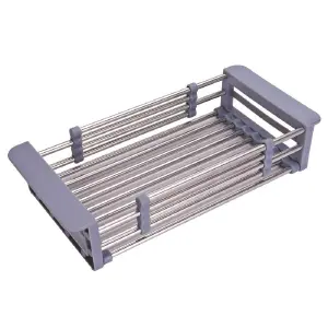 Escurridor Retráctil De Acero Inoxidable
