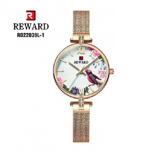 RD22039L-1 RELOJ REWARD MALLA METÁLICO
