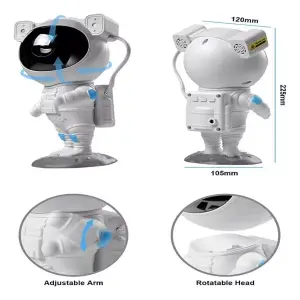 astronauta proyector con bluetooth