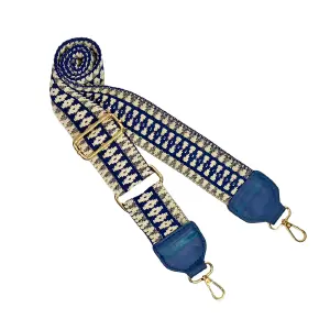 Correa Bolso de Dama Karla Chacon Azul
