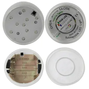 Luz LED RGB impermeable para acuario