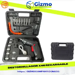 Destornillador x46 Piezas Recargable