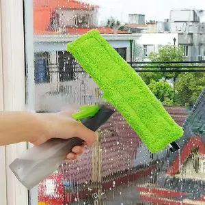 Limpiador Ventana 3 En 1 Spray Escobilla