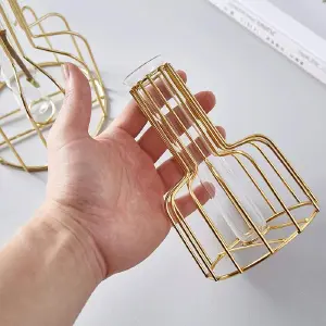 Jarrón metalico