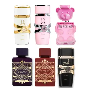 KIT 6 PERFUMES OFERTA ARABES SHOP MG