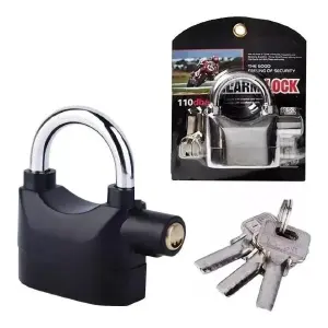 Candado Alarma Motos Bicicleta Seguridad