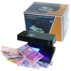 Detector De Billete Falso Con Luz Uv + L