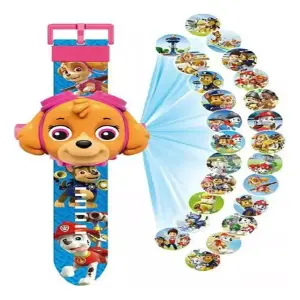 RELOJ PROYECTOR PAW PATROL 24 IMGENES