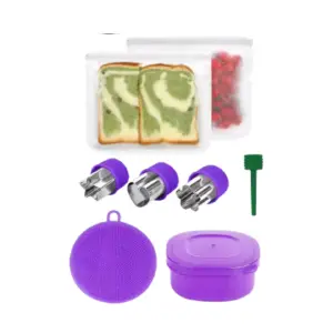 Lonchera Bento Accesorios+obsequio 1,3L