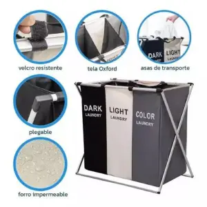 Organizador Triple Plegable Para Ropa Su
