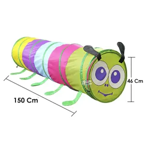 Túnel Para Niños Gusano Plegable