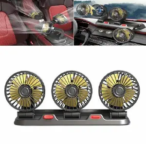 Ventilador de Carro X3: ¡Refrescate en la Carretera! - ventilador de carro x3