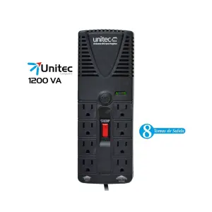 Regulador Automático Voltaje Unitec 1200