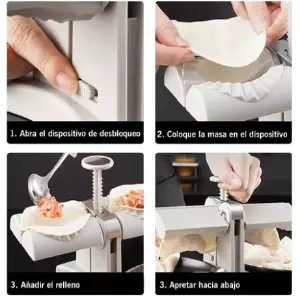 Maquina mini de empanadas.