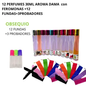 KIT *12 PERFUMES 30ML DAMA