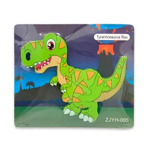 Rompecabezas Didáctico Dinosaurio Color
