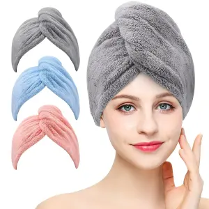 Toalla Para Secado Del Cabello Gorro