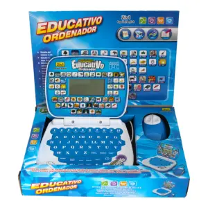 COMPUTADOR EDUCATIVO CON MOUSE AZUL