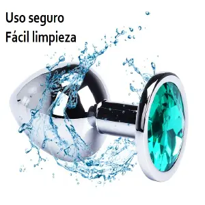 Plug Anal Mediano Joya acero