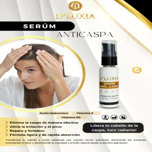 SERUM ANTICASPA 30Ml: Dile Adiós a la Caspa para Siempre - SERUM ANTICASPA 30Ml