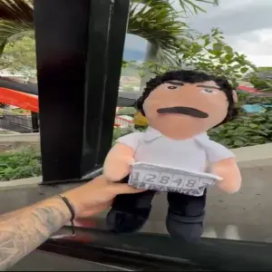 Peluche Pablo escobar 45 cm