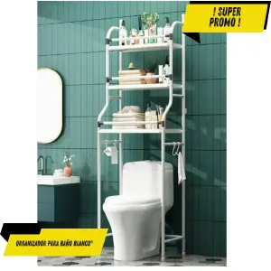 Organizador para Baño Blanco®: ¡Elegancia y orden en tu espacio! - Organizador para Baño Blanco®