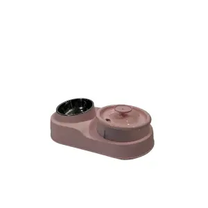 COMEDERO Y FUENTE DE ACERO INOXIDABLE ZC50: Elegancia y funcionalidad para tu mascota - COMEDERO Y FUENTE ACERO INOXIDABLE ZC50